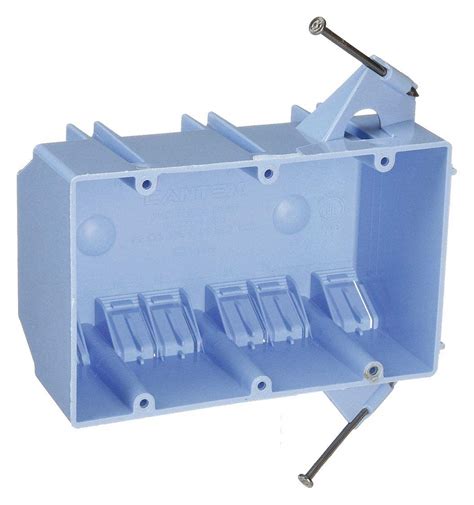 Electrical Box, 3 Gang, 44 cu. in., PVC 